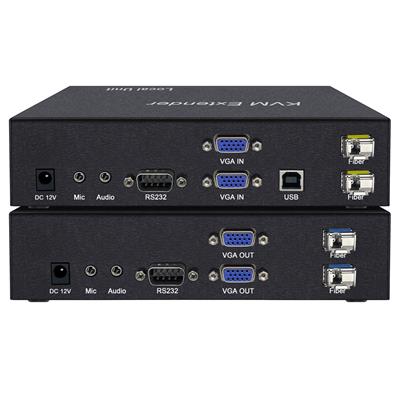 雙路VGA KVM4K光纖延長(zhǎng)器